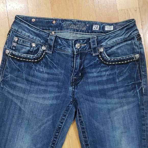 Miss Me Ankle Length Capris Size 28 - Picture 6 of 11